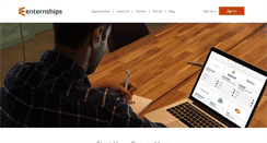 Desktop Screenshot of enternships.com